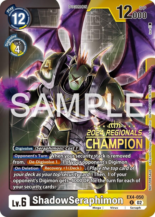 Image for ShadowSeraphimon (2024 Regionals Champion) - Digimon Card Game