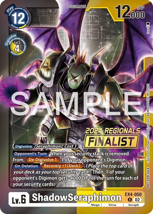 Image for ShadowSeraphimon (2024 Regionals Finalist) - Digimon Card Game