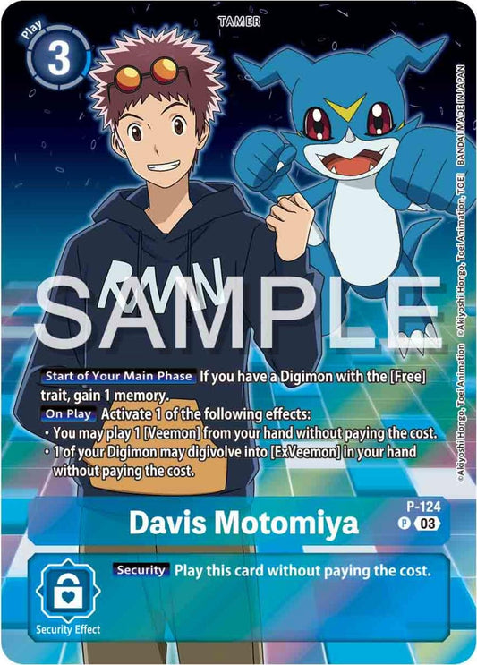 Image for Davis Motomiya - P-124 (Digimon Adventure 02: The Beginning Set) - Digimon Card Game