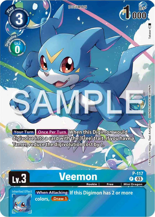 Image for Veemon - P-117 (Digimon Adventure 02: The Beginning Set) - Digimon Card Game