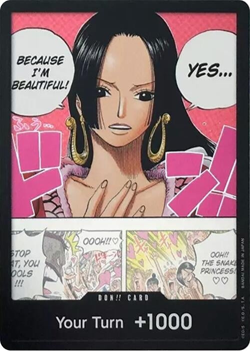 Image for DON!! Card (Boa Hancock) (Double Pack Set Vol. 4) - One Piece Card Game