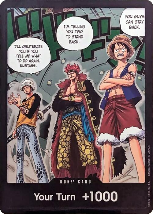 Image for DON!! Card (Trafalgar Law, Eustass Kid and Monkey.D.Luffy) (Double Pack Set Vol. 4) - One Piece Card Game