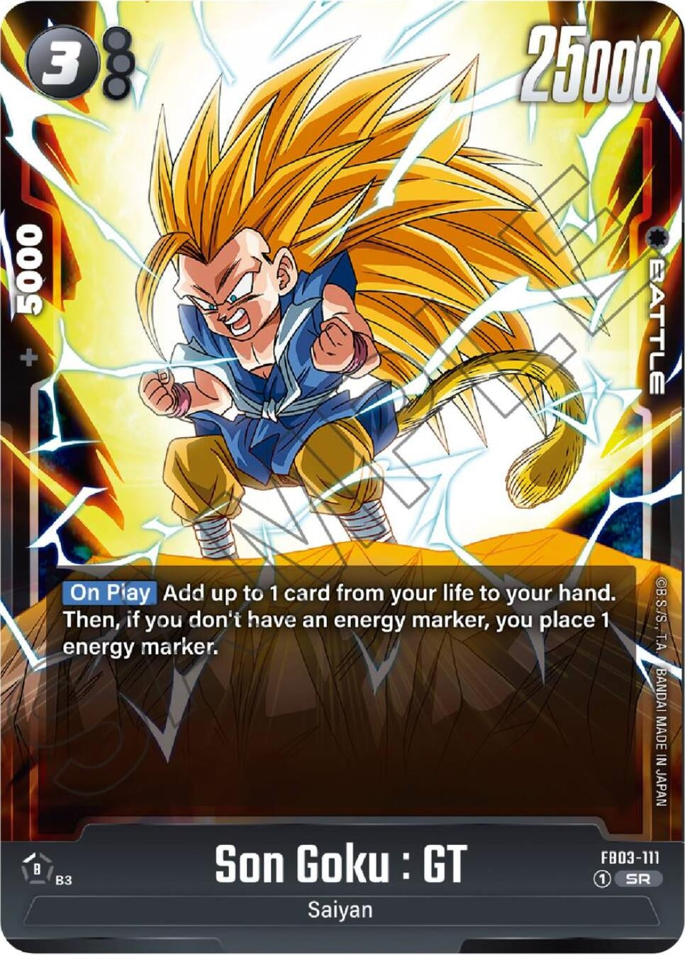 Image for Son Goku : GT - FB03-111 - Dragon Ball Super: Fusion World