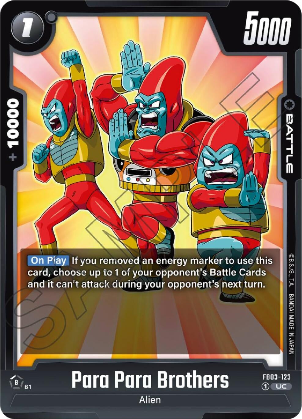Image for Para Para Brothers - Dragon Ball Super: Fusion World