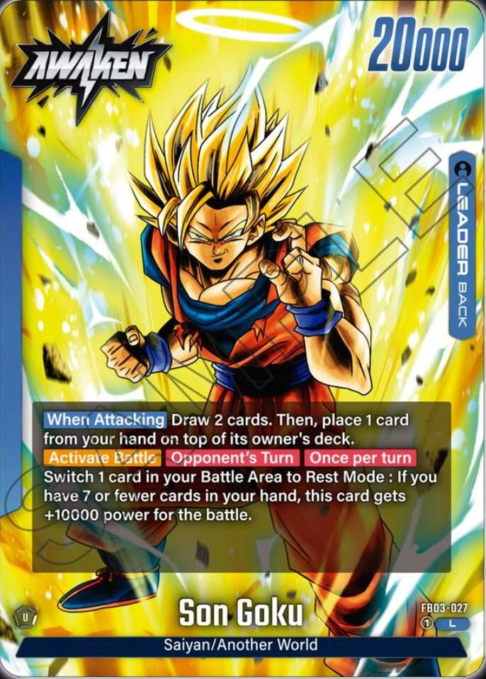 Image for Son Goku - FB03-027 - Dragon Ball Super: Fusion World