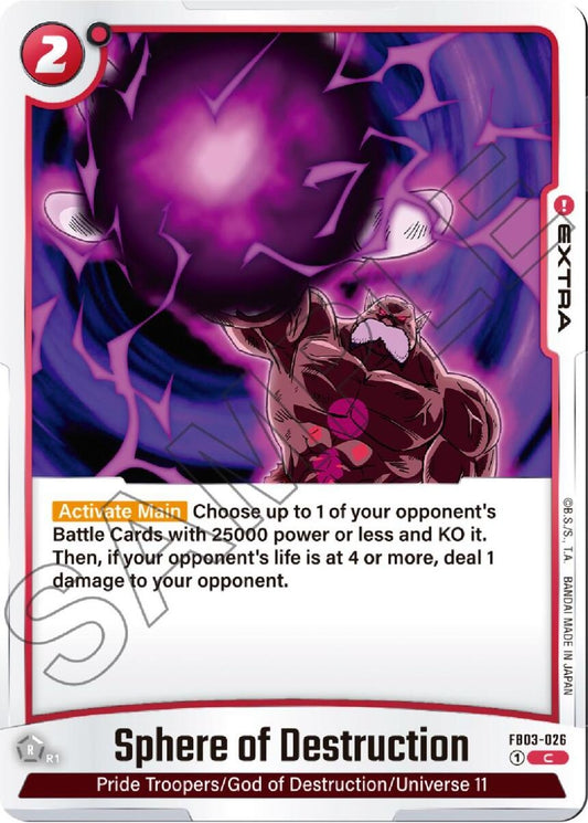 Image for Sphere of Destruction - Dragon Ball Super: Fusion World
