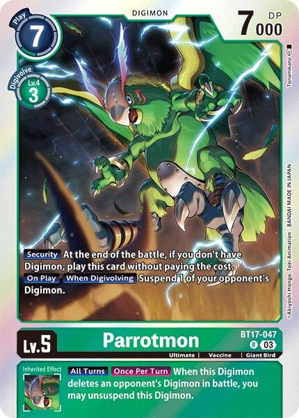 Image for Parrotmon - Digimon Card Game