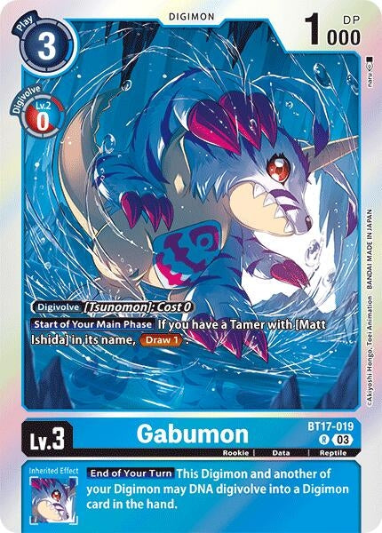 Image for Gabumon - Digimon Card Game