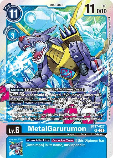 Image for MetalGarurumon - Digimon Card Game