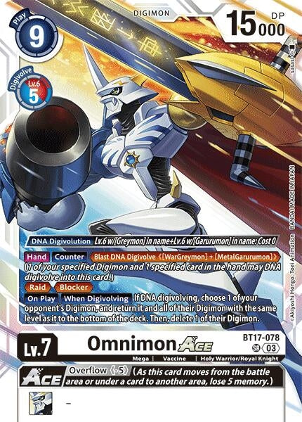 Image for Omnimon ACE - Digimon Card Game