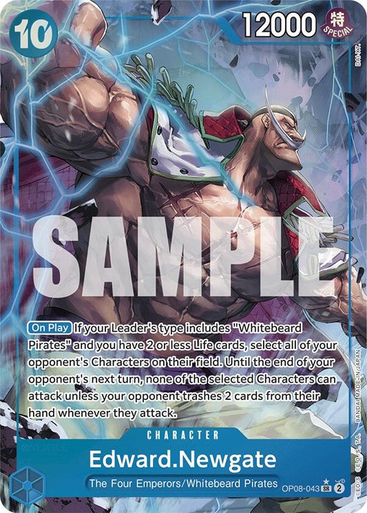 Image for Edward.Newgate (Parallel) - One Piece Card Game