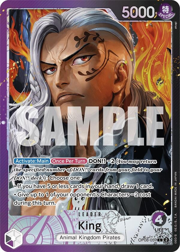 Image for King (057) (Parallel) - One Piece Card Game