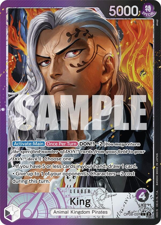 Image for King (057) (Parallel) - One Piece Card Game