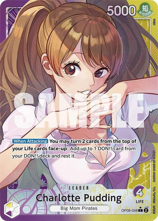 Image for Charlotte Pudding (058) (Parallel) - One Piece Card Game