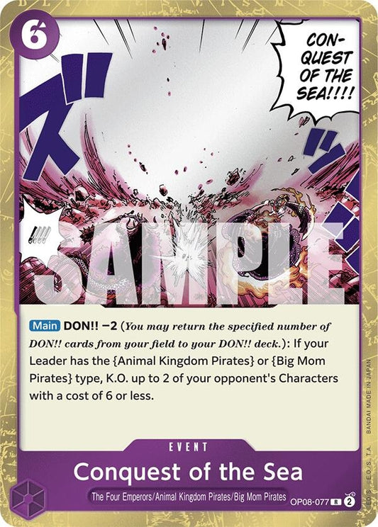 Image for Conquest of the Sea - One Piece Card Game
