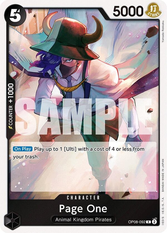 Image for Page One - One Piece Card Game