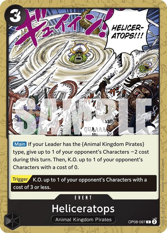 Image for Heliceratops - One Piece Card Game