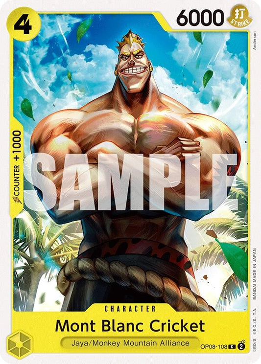 Image for Mont Blanc Cricket - One Piece Card Game