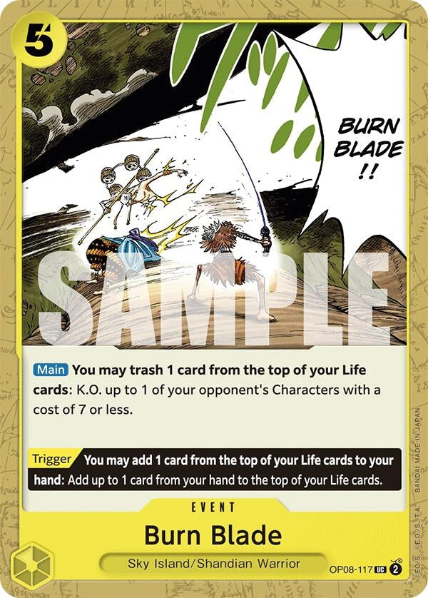 Image for Burn Blade - One Piece Card Game