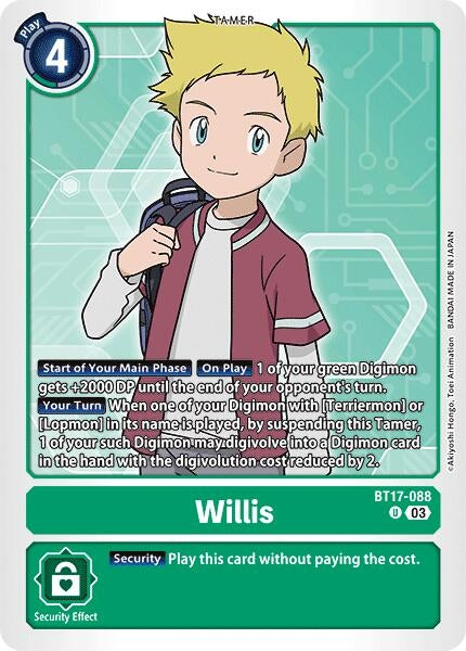 Image for Willis - Digimon Card Game