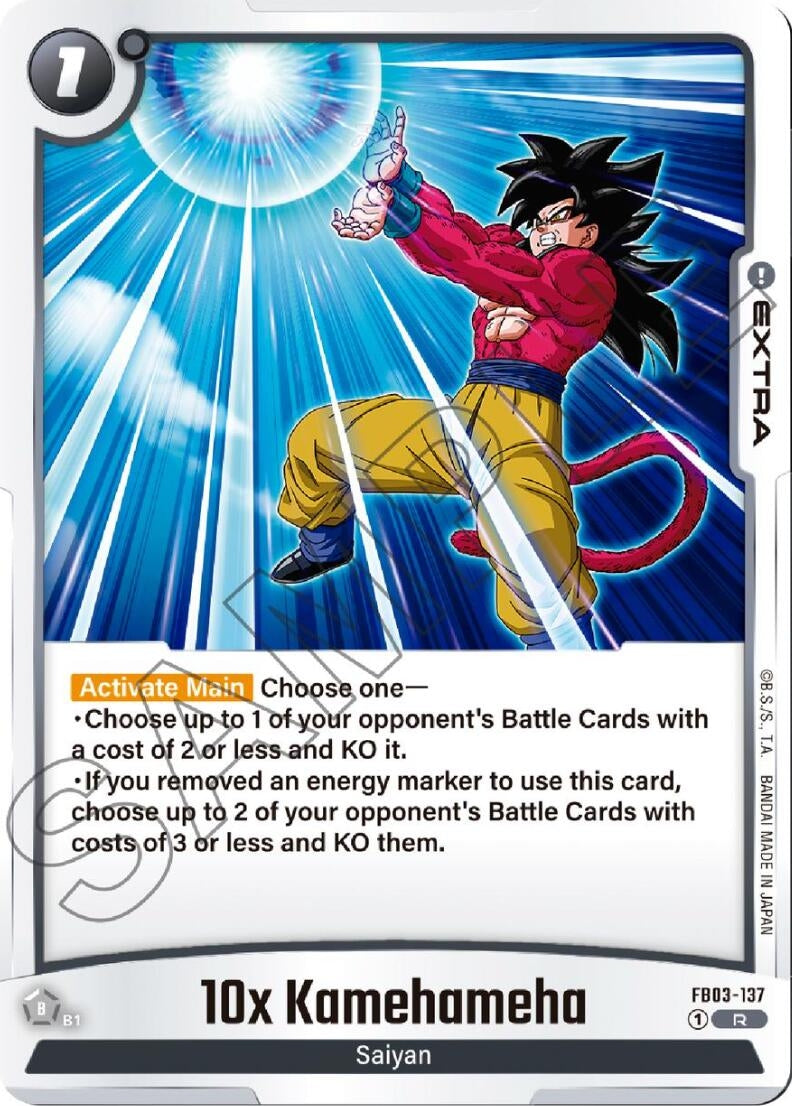 Image for 10x Kamehameha - Dragon Ball Super: Fusion World