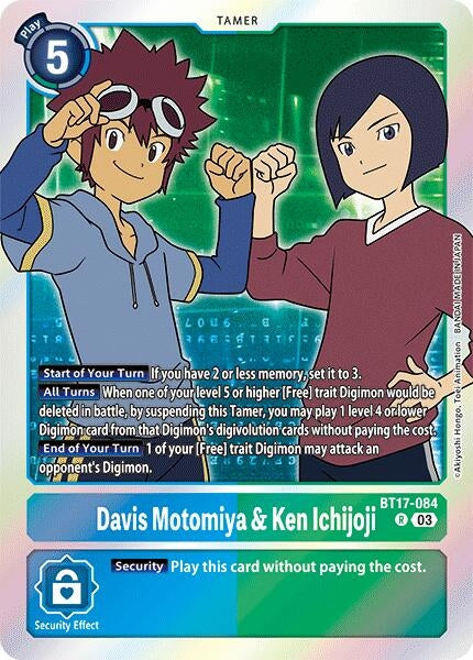 Image for Davis Motomiya & Ken Ichijoji - Digimon Card Game