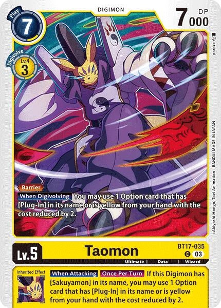 Image for Taomon - Digimon Card Game