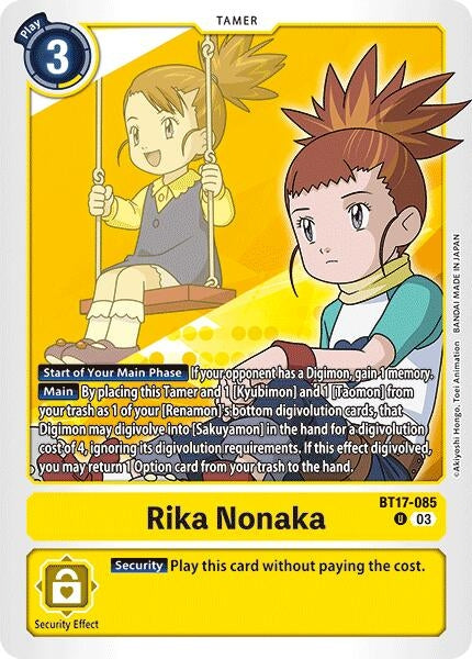 Image for Rika Nonaka - Digimon Card Game