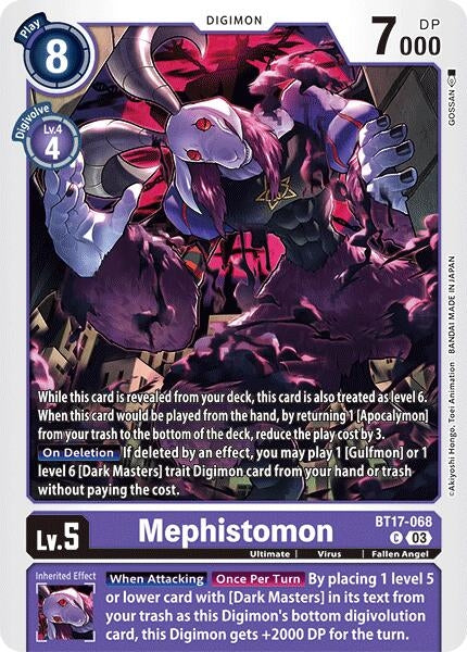 Image for Mephistomon - Digimon Card Game