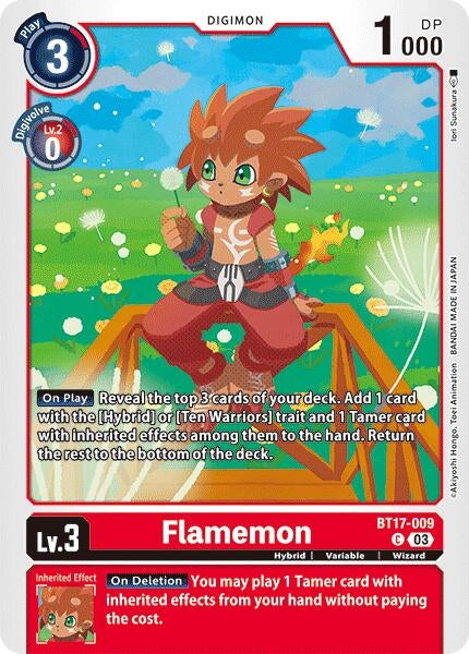Image for Flamemon - Digimon Card Game