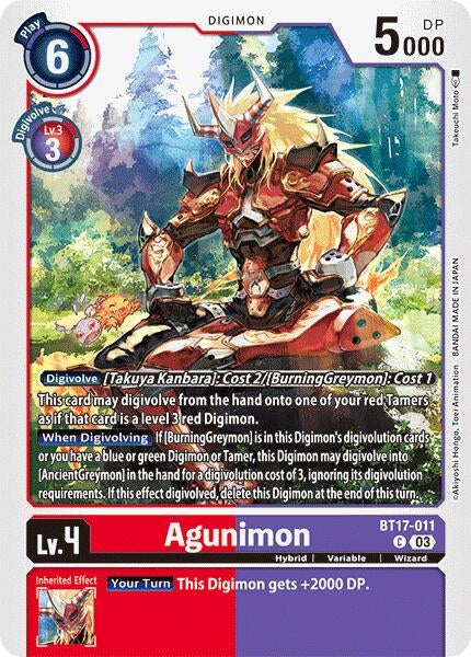 Image for Agunimon - Digimon Card Game