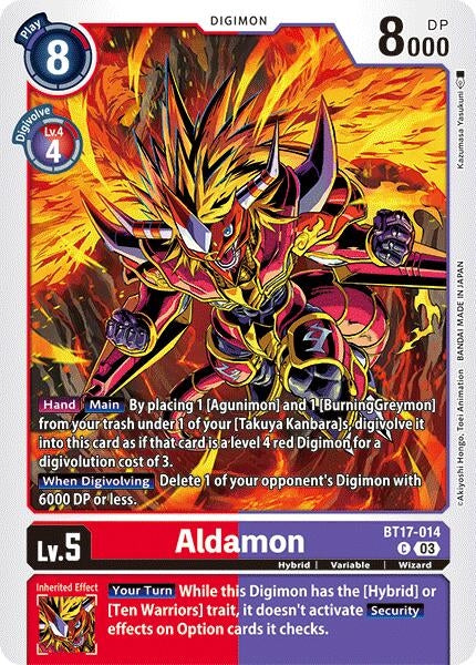 Image for Aldamon - Digimon Card Game
