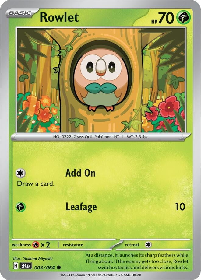 Image for Rowlet - Pokemon