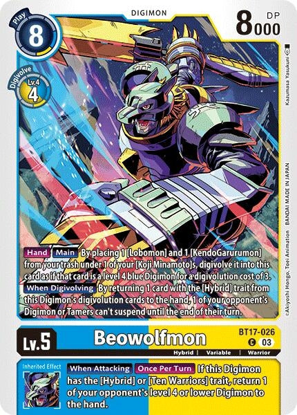 Image for Beowolfmon - Digimon Card Game