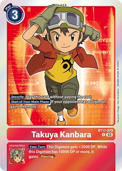 Image for Takuya Kanbara - Digimon Card Game