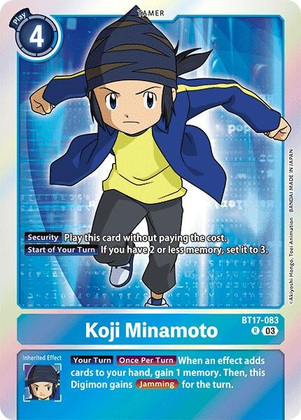 Image for Koji Minamoto - Digimon Card Game