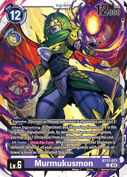 Image for Murmukusmon - Digimon Card Game