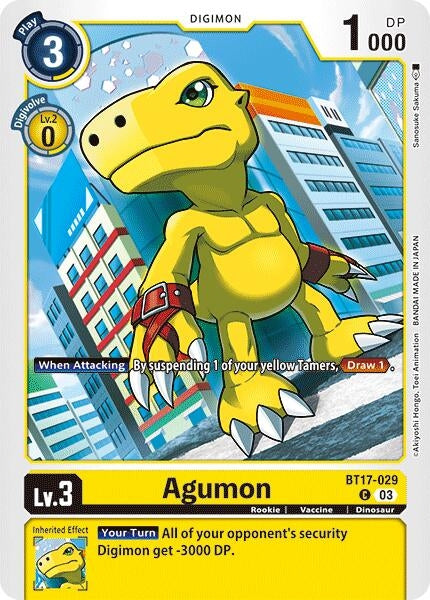 Image for Agumon - BT17-029 - Digimon Card Game