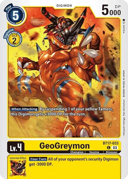 Image for GeoGreymon - Digimon Card Game