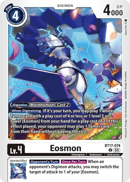 Image for Eosmon - BT17-074 - Digimon Card Game