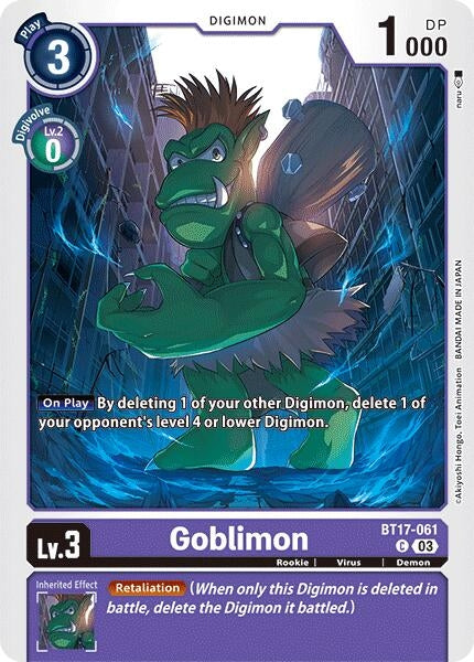 Image for Goblimon - Digimon Card Game