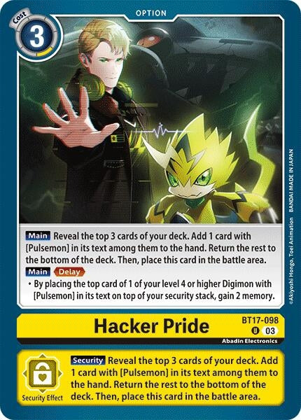 Image for Hacker Pride - Digimon Card Game