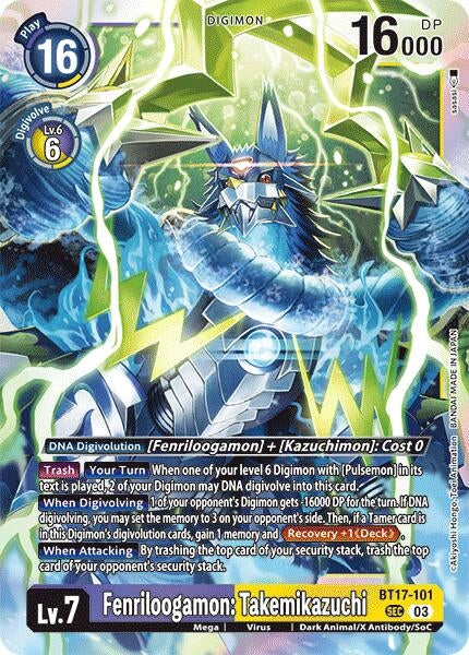 Image for Fenriloogamon: Takemikazuchi - Digimon Card Game