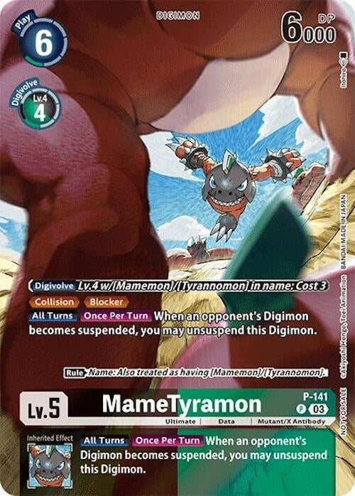 Image for MameTyramon (Update Pack 2024) - Digimon Card Game