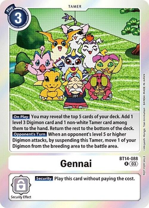 Image for Gennai (Secret Crisis: Movie Memorial Pack) - Digimon Card Game