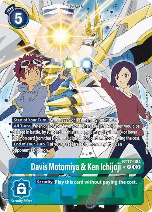 Image for Davis Motomiya & Ken Ichijoji (Alternate Art) - Digimon Card Game