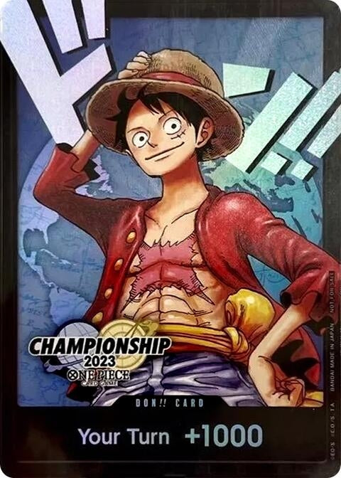 Image for DON!! Card (Monkey.D.Luffy) (2023 World Championship Finals) - One Piece Card Game