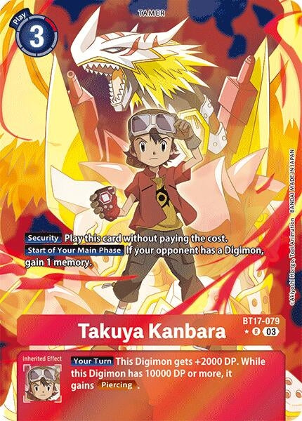 Image for Takuya Kanbara (Alternate Art) - Digimon Card Game
