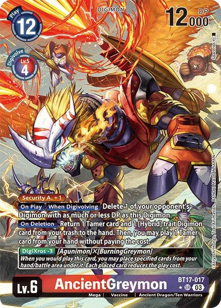 Image for AncientGreymon (Alternate Art) - Digimon Card Game