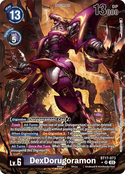 Image for DexDorugoramon (Alternate Art) - Digimon Card Game